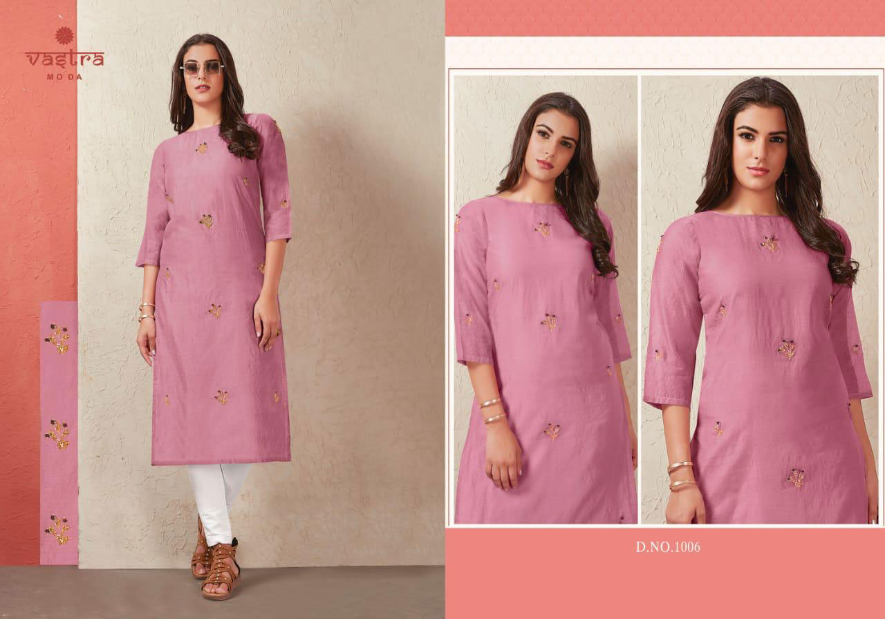 Vastra Moda Floret Vol-1 Tonal Silk Kurti Manufacturer Vastra Moda Floret Vol-1 Tonal Silk Kurti Manufacturer